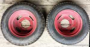 Achse für Traktoranhänger mit Reifen Bild 3