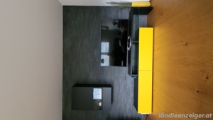 Wohnwand Lowboard Marke Como CS Schmal gelb schwarz Bild 6