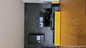 Wohnwand Lowboard Marke Como CS Schmal gelb schwarz Bild 5
