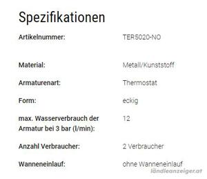 Mariner Unterputz-Thermostat für 2 Verbraucher, schwarz matt Bild 3