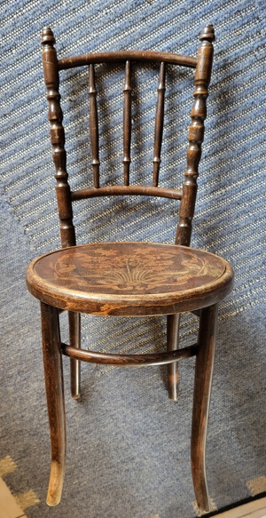 Kaffeehaus Stuhl, Antiker Stuhl ,Fischel  Bild 1