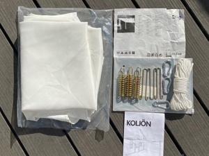 IKEA Sonnensegel weiss Bild 3