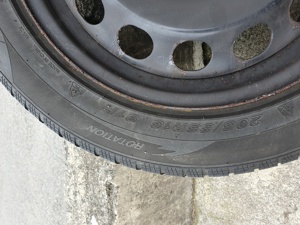 Stahlfelgen mit Reifen