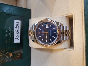 Rolex datejust eingestelltes Zifferblatt