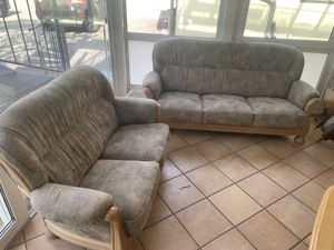 Hochwertige Couch in Eiche Bild 4