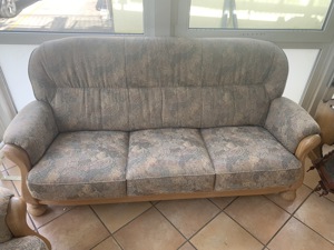 Hochwertige Couch in Eiche Bild 3