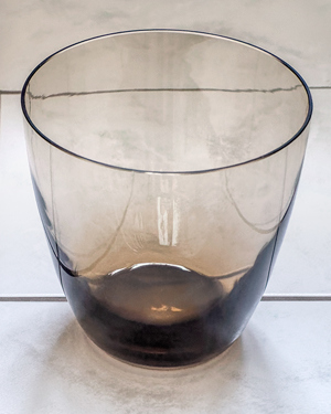 Rauchglas Schale, Glasschüssel, Glasschale, Schüssel, Glas, Gläser   Bild 2