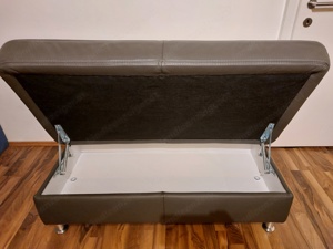 Sitzhocker Couch Hocker Sofa Sitzelement Fußteil mit Aufbewahrung Bild 2