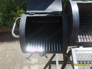 Holzkohle-Smoker grill Bild 3
