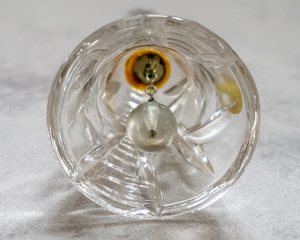 Bleikristall Tischglocke v. Rattenberg, vintage, Glöckchen, Bleikristallglas, Kristallglas Glocke    Bild 2