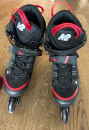 NEUWERTIGE K2 F.I.T 84 Speed Alu Inline Skates 