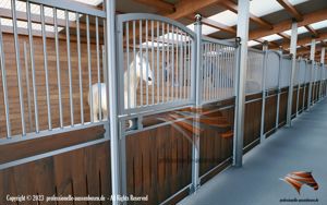 Pferdeboxen für Ihren Pferdestall - Boxentrennwände, Vorderwände, Innenboxen, Pferdebox - Trennwände Bild 7