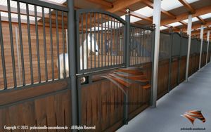 Pferdeboxen für Ihren Pferdestall - Boxentrennwände, Vorderwände, Innenboxen, Pferdebox - Trennwände Bild 4