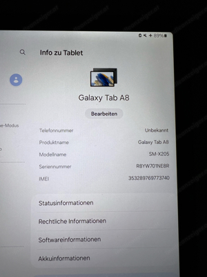 Samsung Galaxy Tab A8 (SM-X205) 64 GB Bild 2
