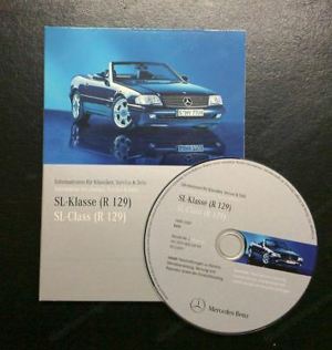 Mercedes SL 129 - R129 Reparatur CD DVD Service + Videos SL-Bildschirmschoner uvm.Werkstatthandbuch  Bild 8