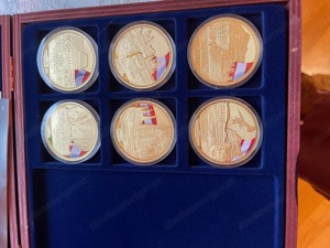 100 Stück vergoldete Münzen jeglicher Art mit Zertifikat Bild 2