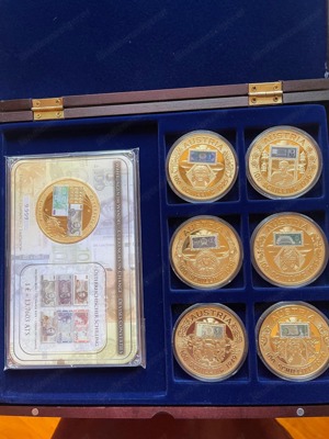 100 Stück vergoldete Münzen jeglicher Art mit Zertifikat Bild 5
