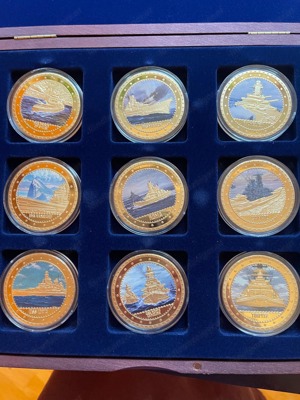 100 Stück vergoldete Münzen jeglicher Art mit Zertifikat Bild 8