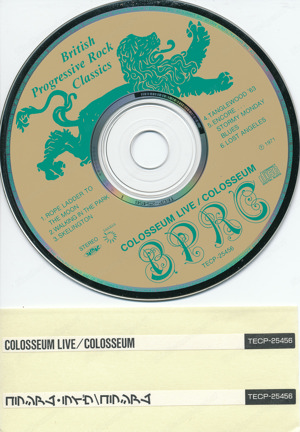 Colosseum Live   CD   TECP-25456 Printed in Japan Bild 2