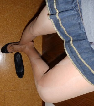 Meine erotische Faszination  >>>>  Nylonbeine - Füße   Natursekt Bild 9