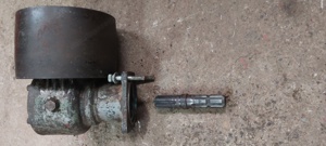 Winkelgetriebe mit Riemenscheibe Bild 1