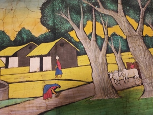 Wandbehang, Tuch- Handarbeit aus Indien  Bild 4