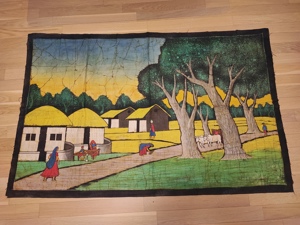 Wandbehang, Tuch- Handarbeit aus Indien  Bild 1