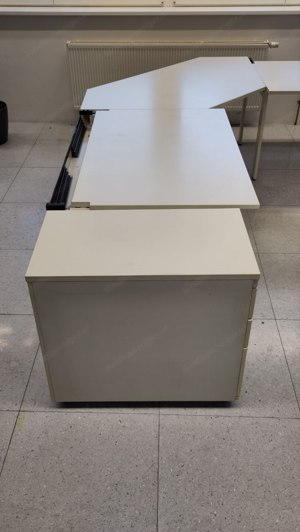 Ecktisch Schreibtisch Tisch inkl. Container Korpus Bild 4