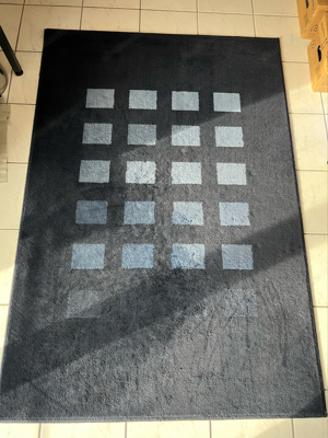 Teppich blau mit Muster Bild 2