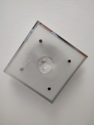 Deckenleuchte Deckenlampe Deckenlicht Glas modern 22 x 22 cm Bild 1