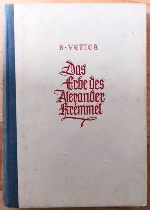 Das Erbe des Alexander Kremmel Buch B. Ve