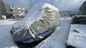 Hindermann Schutzhülle Wohnmobil Camper teilintegr. o. Kastenwagen Wintertime - Regen , Schnee,Hagel Bild 3