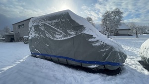 Hindermann Schutzhülle Wohnmobil Camper teilintegr. o. Kastenwagen Wintertime - Regen , Schnee,Hagel Bild 4