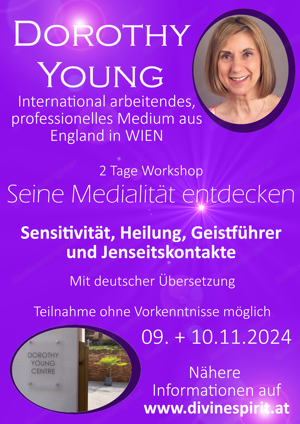 Sensitivität, Spiritualität & Medialität - Österreich Tour, Einzelsitzungen, Workshops und mehr Bild 5