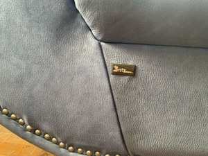 Couch Bretz , blaugrau  Bild 1