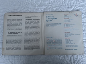 Das tönende Klettbuch - Einführung in die englische Sprache - 3 xVinyl 7" Single Bild 2