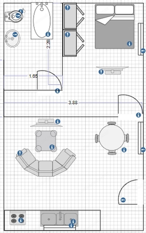 2-Zimmer Wohnung in Hohenems