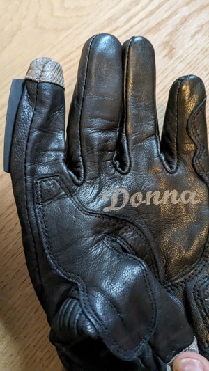 Vanucci Motorrad Handschuh, Gr 8, Damen Bild 4