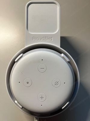 Amazon Echo Dot Gen 3 mit Halterung Bild 1