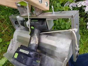 Tilther rotavator tiller hoe Akku Bodenfräse, Akkubohrmaschine Fräse schonende Bodenbearbeitung  Bild 6