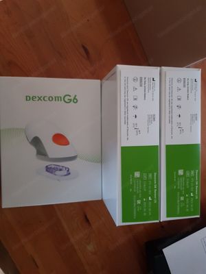 Dexcomm G6, 9 Sensoren + 1 Transmitter + 10 Overpatches, NEU, OVP Bild 2