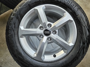 Audi Kompletträder mit Continental Reifen - Original - 215   60   16V Bild 3