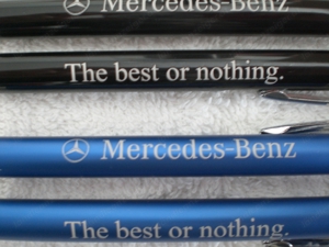 5x Mercedes Metall Kugelschreiber mit echter Gravur 1  CLK 210 211 R129 230 SL SLK GL Viano Bild 7