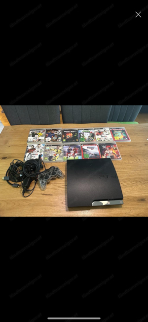 ps3 slim mit contoller und spiele