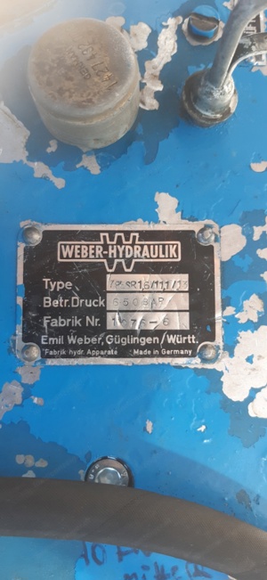 Hydraulikaggregat Weber 250 bar Bild 4