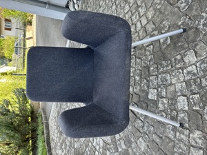 Ikea Sessel Stoff grau Bild 2