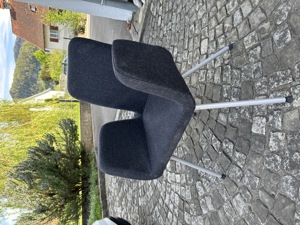 Ikea Sessel Stoff grau Bild 1