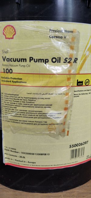 SHELL Vakuumpumpe-Öl S2 R 100 ca. 9l (Corena V) Bild 2