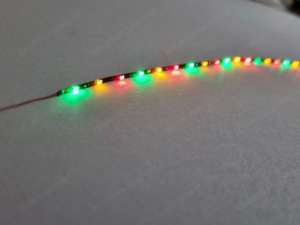 Miniatur LED - Lichterkette mit winzigen LED s in H0 - gratis Versand Bild 3