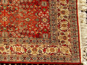 Orientteppich Hereke, Türkei 100 J. alt 397x245 T134 Bild 2